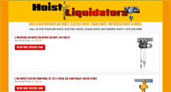 Desktop Screenshot of hoistliquidators.com